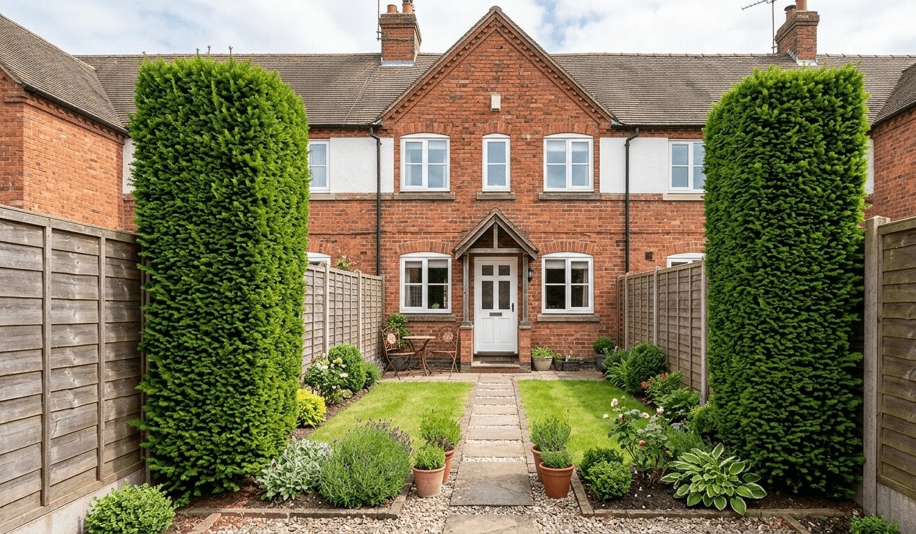 Hedge cutting in Oswestry