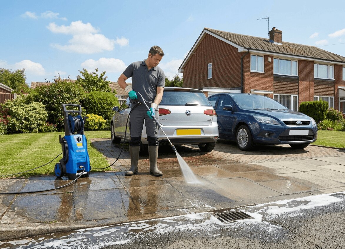 Patio cleaning in Telford